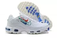 nike air max plus essential dn6994-100 blanc 3logo